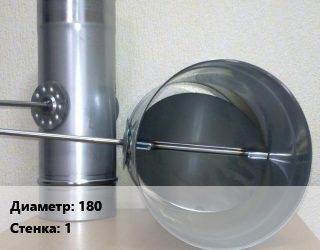 Труба с дросселем 180 s=1 Марка: AISI 430, шт цена По запросу где купить, условия доставки в Оше и Ошской области